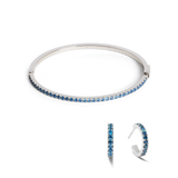 Eternal Love Hoop mini silver-blue