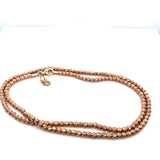 Pre-owned rose gold plated necklace by Babette Wasserman