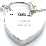 Pre-owned silver curb link bracelet