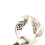 Pre-owned 14ct white gold cocktail ring set with diamonds