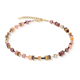 GeoCUBE® Iconic necklace gold blush