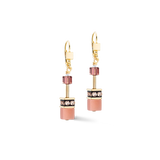 GeoCUBE® Iconic earrings gold Blush