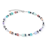 GeoCUBE® Precious Motion necklace Sorbet silver