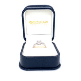 Pre-owned Diamond set cluster ring