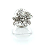 Pre-owned Diamond cluster ring