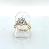 Pre-owned Diamond cluster ring