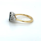 Pre-owned Sapphire & Diamond ring