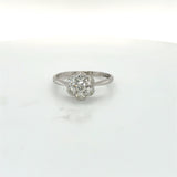 Pre-owned Diamond cluster ring