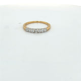 Pre-owned Diamond set 1/2 eternity ring