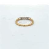 Pre-owned Diamond set 1/2 eternity ring