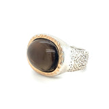 Pre-owned silver dress ring Amethyst set...SALE