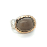 Pre-owned silver dress ring Amethyst set...SALE