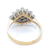 Pre-owned 9ct gold Sapphire & Diamond Ring