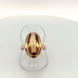 Pre-owned Citrine set dress ring