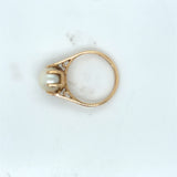 Pre-owned Pearl set dress ring