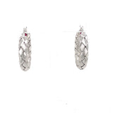 Pre-owned Roberto Coin The Fifth Season hoop earrings