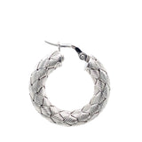 Pre-owned Roberto Coin The Fifth Season hoop earrings
