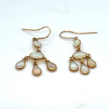 Pre-owned Opal set drop earrings