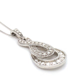 Pre-owned 9ct gold Diamond set pendant