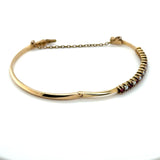 Pre-owned bangle Ruby & Cultured Pearl set