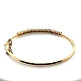 Pre-owned bangle Ruby & Cultured Pearl set