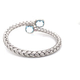 Pre-owned Roberto Coin The Fifth Season torq bangle