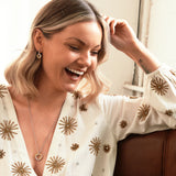 Hot Diamonds - Calm Earrings - Rose and Yellow Gold Accents