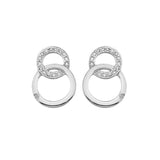 Hot Diamonds - Striking Interlocking Earrings