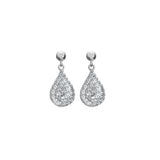 Hot Diamonds - Glimmer White Topaz Drop Earrings