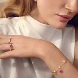 Padua Bracelet - 18k Gold Plated, With Freshwater Pearls