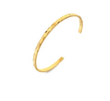 Harlequin Bangle 18ct Gold Plated Sterling Silver
