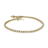 Gold Diamond Line Bracelet