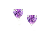 Amethyst Stud Earrings