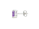 Amethyst Stud Earrings
