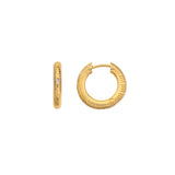 Hot Diamonds X Golden Edit – Spirit Hoop Earrings