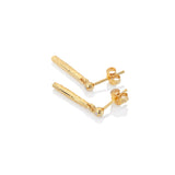 Hot Diamonds X Golden Edit – Hope Bar Drop Earrings