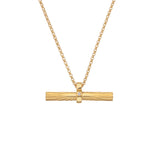 Hot Diamonds X Golden Edit – Hope Bar Pendant
