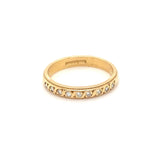 18ct Gold Half Eternity Ring