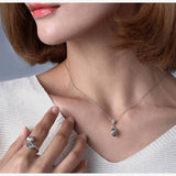 Fei Liu Magnolia Sterling Silver Pendant