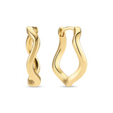 Ellera Waves Pianura Earrings- 18 karat gold plated