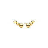 Bormio Piccolo Earrings-18 karat gold plated
