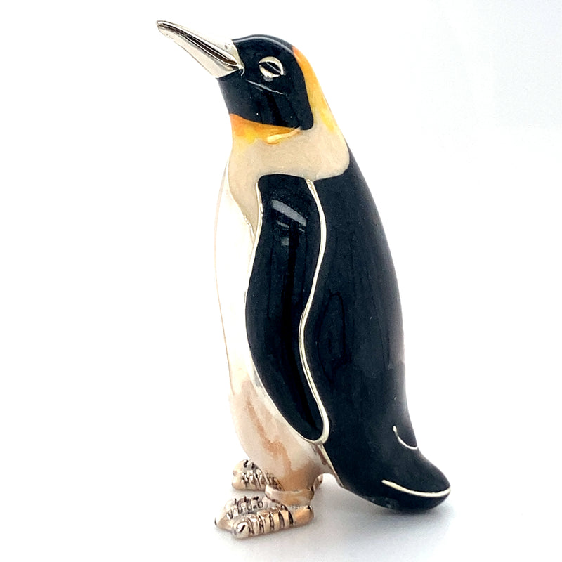 Saturno Sterling Silver Penguin