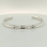 Pre-owned Tiffany 1837 silver bangle