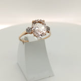 Pre-owned Morganite set dress ring