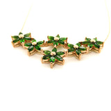 Pre-Owned 9 ct Gold Pendant set with Diopside
