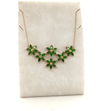 Pre-Owned 9 ct Gold Pendant set with Diopside
