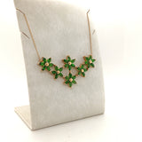 Pre-Owned 9 ct Gold Pendant set with Diopside