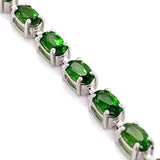 Green Diopside Line Bracelet