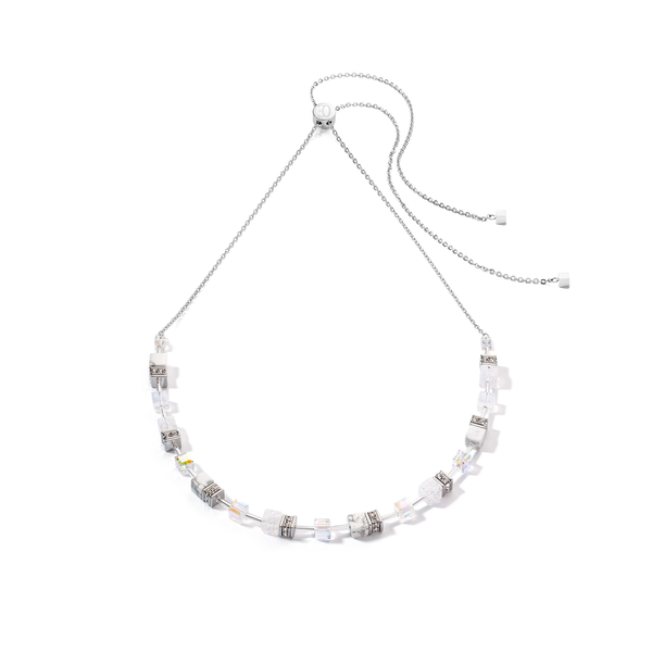 GeoCUBE® Iconic Nature Chain Necklace (White)