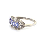 Tanzanite & Diamond Cluster Ring